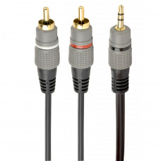 Кабель мультимедійний Jack 3.5mm to 2хRCA 2.5m Cablexpert (CCA-352-2.5M)