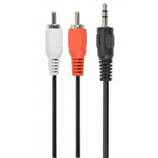 Кабель мультимедійний Jack 3.5mm папа/2RCA папа Cablexpert (CCA-458)