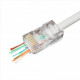 Конектор Cablexpert RJ45 cat.5e UTP 8P8C (сквозное отв., позолоч. конт.) 10 шт (LC-PTU-01/10)