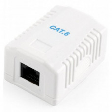 Розетка мережева Cablexpert RJ45x1 UTP cat.6 (NCAC-1U6-01)