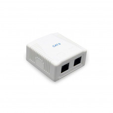 Розетка мережева Cablexpert RJ45x2 FTP, cat.6 (NCAC-2F6-01)