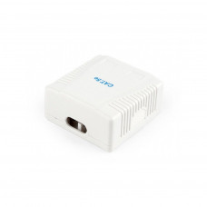 Розетка мережева Cablexpert RJ45x2 UTP, cat.5e (NCAC-2U5E-01)