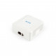 Розетка мережева Cablexpert RJ45x2 UTP, cat.5e (NCAC-2U5E-01)