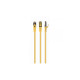 Патч-корд 15м S/FTP Cat 6A CU LSZH yellow Cablexpert (PP6A-LSZHCU-Y-15M)
