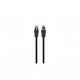 Патч-корд 3м UTP cat 6 CCA black Cablexpert (PP6U-3M/BK)