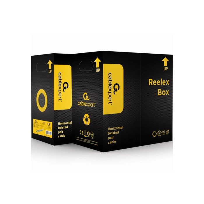 Кабель мережевий Cablexpert UTP 305м, cat 5e, CCA, AWG24, Patchkabel (UPC-5004E-L)