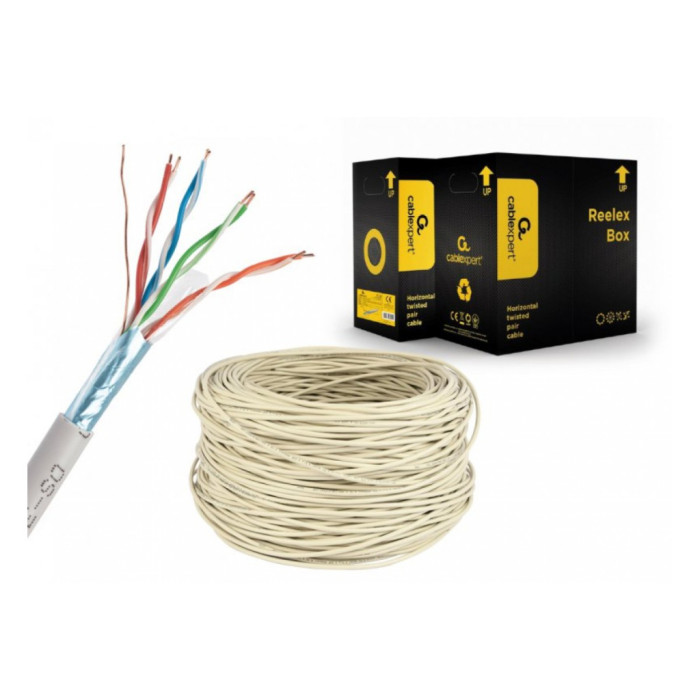 Кабель мережевий Cablexpert UTP 100м, cat 6, CCA, AWG23, Patchkabel (UPC-6004-L/100)