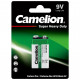 Батарейка Camelion Крона 6F22 9V Super Heavy Duty Green * 1 (6F22-SP1G)