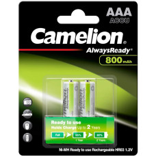 Акумулятор Camelion AА 800mAh Ni-MH Always Ready HR6 BP2 (NH-AA800ARBP2)