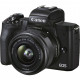 Цифровий фотоапарат Canon EOS M50 Mk2 + 15-45 IS STM Kit Black (4728C043)