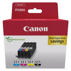 Картридж Canon CLI-551Multipack BK,C,M,Y (6509B016)