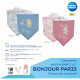 Слинявчик Canpol babies Bonjour Paris 2 шт Блакитний (26/900_blu)