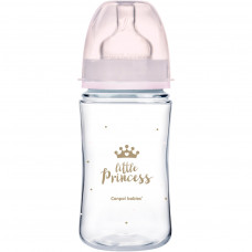 Пляшечка для годування Canpol babies Royal Baby з широким отвором 240 мл Рожева (35/234_pin)