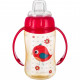Поїльник-непроливайка Canpol babies Cute Animals Пташечка з м'яким носиком і ручками 320 мл (56/512_red)