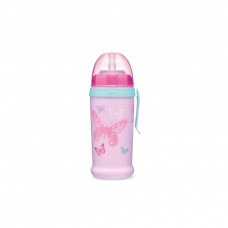 Поїльник-непроливайка Canpol babies Butterfly Рожевий 350 мл (56/515_pin)