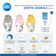Поїльник-непроливайка Canpol babies Exotic Animals з трубочкою і обтяжувачем 270 мл Сіра (56/606_grey)