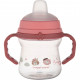 Поїльник-непроливайка Canpol babies Bonjour Paris з силіконовим носиком FirstCup 150 мл Рожева (56/612_pin)