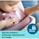 Слинявчик Canpol babies Bonjour Paris силіконовий з кишенькою беж (74/027_bei)