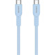Дата кабель USB-C to USB-C 1.0m OnWire 60CL C-C 60W COLOR Braided 1m Light Blue Canyon (CND-CCAP60AB10LBL)