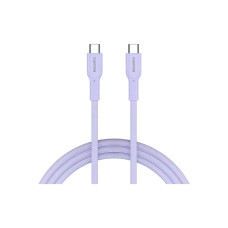 Дата кабель USB-C to USB-C 1.0m OnWire 60CL C-C 60W COLOR Braided 1m Purple Canyon (CND-CCAP60AB10PU)