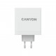 Зарядний пристрій Canyon H-140-01 Wall charger with 1USB-A 2 USB-C (CND-CHA140W01)