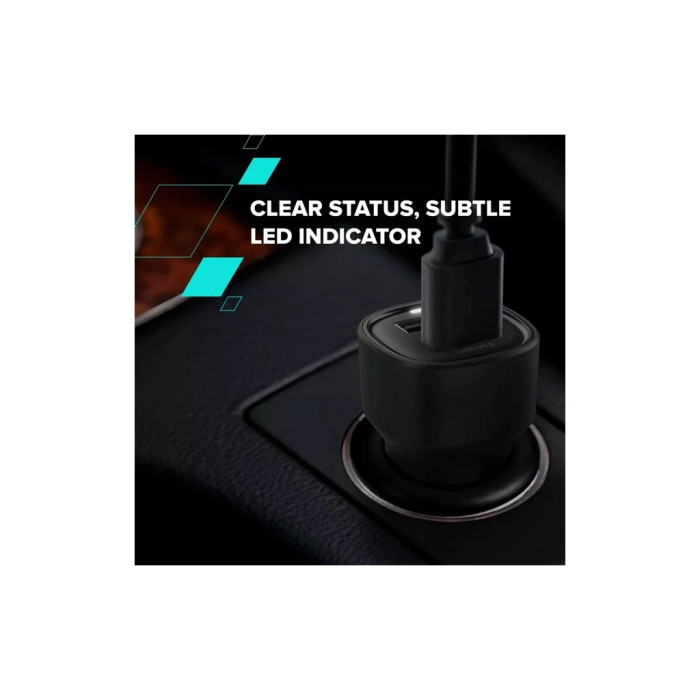 Зарядний пристрій Canyon 2xUSB 24W black (CNE-CCABR2AA)