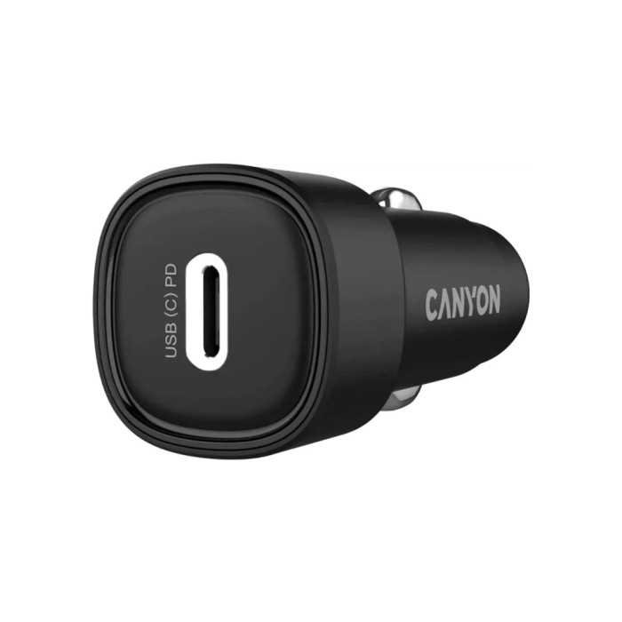 Зарядний пристрій Canyon USB-C PD30W black (CNE-CCABR2C)