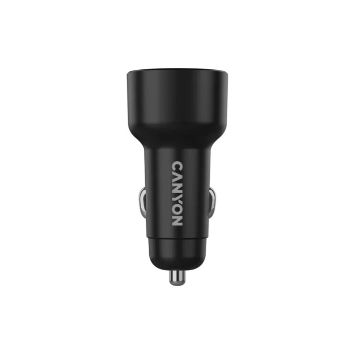 Зарядний пристрій Canyon 1xUSB + 1xUSB-C PD48W black (CNE-CCABR3AC)