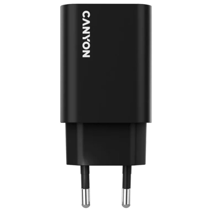 Зарядний пристрій Canyon USB-C PD30W OnCharge Black (CNE-CHA30CLB)
