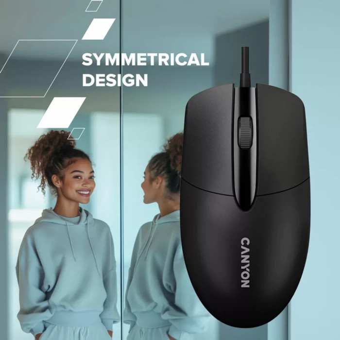 Мишка Canyon M-5 USB Black (CNE-CMS5)
