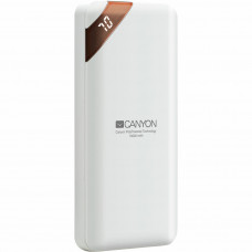 Батарея універсальна Canyon PB-102 10000mAh, Input 5V/2A, Output 5V/2.1A(Max), White (CNE-CPBP10W)