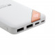 Батарея універсальна Canyon PB-102 10000mAh, Input 5V/2A, Output 5V/2.1A(Max), White (CNE-CPBP10W)