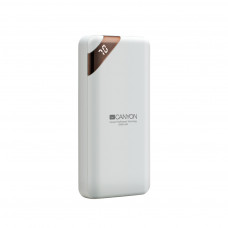 Батарея універсальна Canyon 20000mAh, Inp. 5V/2A, Output 5V/2.1A(Max), White (CNE-CPBP20W)