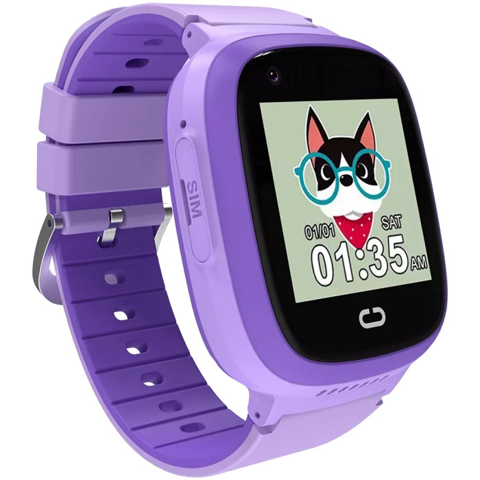 Смарт-годинник Canyon Sunny KW-48 Video 4G GPS Games Music Violet (CNE-KW48VL)