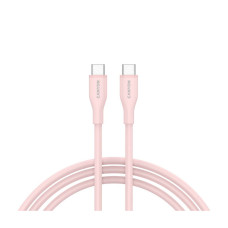 Дата кабель USB-C to USB-C 1.0m CC60SC10 60W Silicon Pink Sand Canyon (CNS-CC60SC10PS)