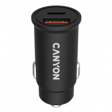 Зарядний пристрій Canyon PD 30W/QC3.0 18W Pocket size car charger (CNS-CCA20B03)