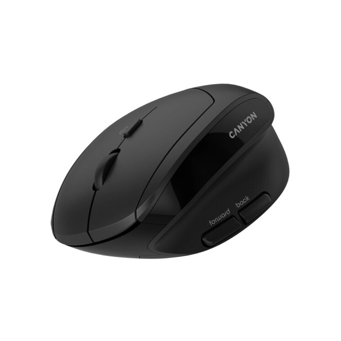 Мишка Canyon MW-25 LED Silent Wireless/Bluetooth Black (CNS-CMSW25)