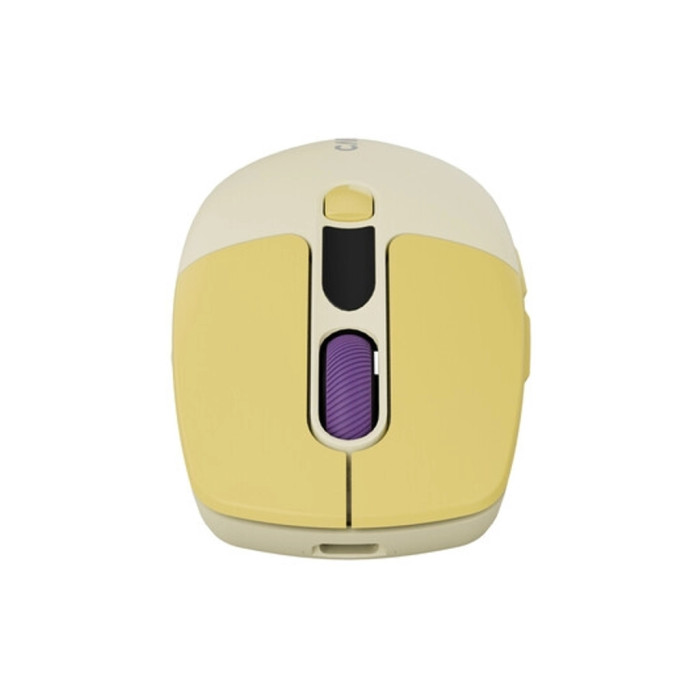 Мишка Canyon MW-26 LCD Silent Wireless/Bluetooth Yellow (CNS-CMSW26Y)