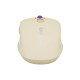 Мишка Canyon MW-26 LCD Silent Wireless/Bluetooth Yellow (CNS-CMSW26Y)
