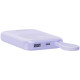 Батарея універсальна Canyon 10000mAh OnPower 101 PD/22.5W built-in cable Purple (CNS-CPB101PU)
