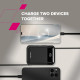 Батарея універсальна Canyon 10000mAh OnPower 104 PD/20W, QC/22.5W built-in cable Black (CNS-CPB104B)