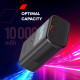 Батарея універсальна Canyon 10000mAh OnPower 130 TFT PD/30W Dark Grey (CNS-CPB130DG)