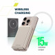 Батарея універсальна Canyon 10000mAh OnPower 510 slim Magsafe PD/20W Beige (CNS-CPB510BE)