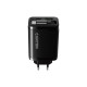 Зарядний пристрій Canyon 1xUSB-C PD65W + 1xUSB QC3.0 + cable USB-C to USB-C black (CNS-CURC65ACB)