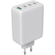 Зарядний пристрій Canyon CU100ACC GaN 100W 3xPD 1xQC EU White (CNS-CUW100ACC)