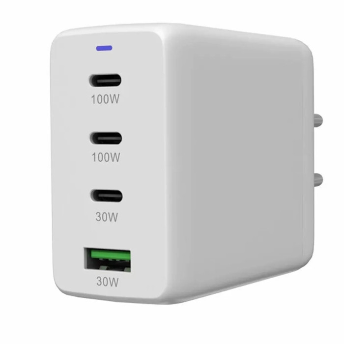 Зарядний пристрій Canyon CU100ACC GaN 100W 3xPD 1xQC EU White (CNS-CUW100ACC)