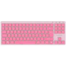 Клавіатура Canyon OnType 10 TKL Mechanical Silent Low-profile USB UA Pink (CNS-HKB10P)