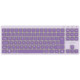 Клавіатура Canyon OnType 10 TKL Mechanical Silent Low-profile USB UA Violet (CNS-HKB10V)