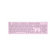 Клавіатура Canyon HKB-W01 Silent Wireless UA Pink (CNS-HKBW01P)