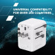 Зарядний пристрій Canyon OnTour 70 3xUSB-C + 2xUSB-A EU/UK/US/AUS 70W White (CNS-TA70W1006W)